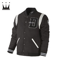 DADASUPREME 男式运动棒球夹克衫 MJK01LK161(黑色 XXL)