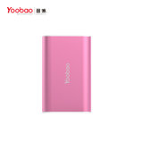 羽博 I5移动电源7800毫安充电宝便携超薄手机平板通用2A快充  粉色(白色)