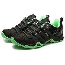 adidas阿迪达斯 运动鞋 越野徒步鞋 户外登山鞋 涉水鞋(黑/绿 41)