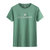 WALKABOUT圆领100%涤棉速干短袖运动T恤夏季透气跑步健身服(绿色 XL)