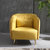 左右新品北欧布艺单椅小户型客厅家具现代简约休闲椅单人沙发5053(黄色（S68-001G科技布) 单人位)