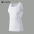 运动男士训练紧身背心篮球健身跑步速干背心衣服TP8012(白色 XL)
