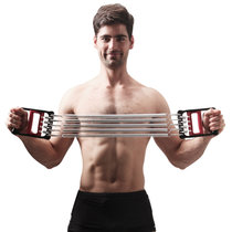 居康/JUFIT 弹簧拉力器 扩胸器 多功能臂力胸肌体育锻炼健身器材家用 JFF004AB(银色)