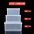 保鲜盒透明塑料盒子长方形冰箱专用冷藏密封食品级收纳盒商用带盖(【NO)