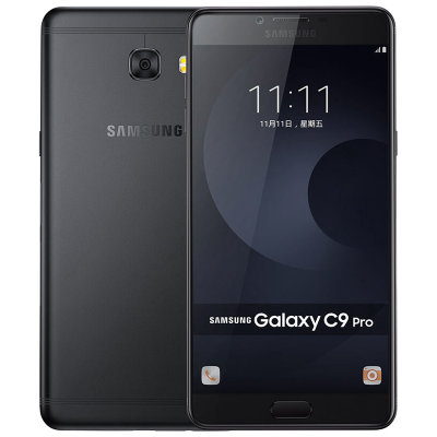 三星 Galaxy C9 Pro（C9000）64G 墨玉黑 全网通 4G手机 双卡双待