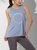 lulu 瑜伽背心长款女宽松上衣速干美背跑步运动罩衫健身T恤春夏(S(建议85-100斤） 蓝色)