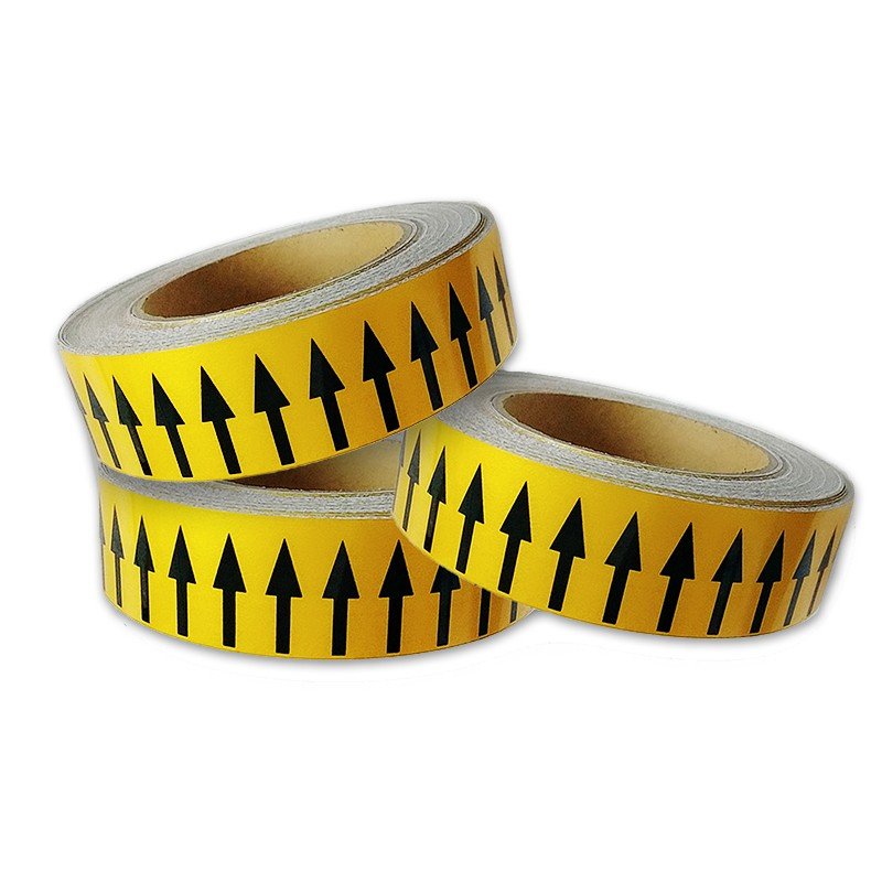 【彩标gds-1纸类图片】彩标 gds-1 管道流向箭头标识 反光膜管道标识