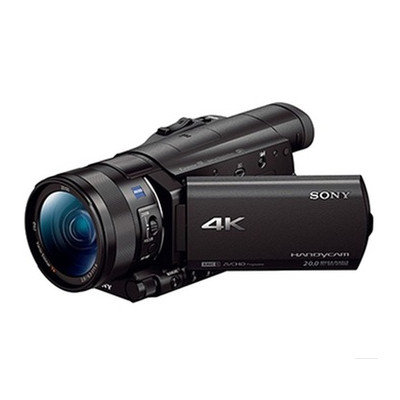 索尼（Sony）FDR-AX100E 4K高清数码手持摄像机 黑色(官方标配)