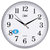 康巴丝时尚创意客厅钟表挂钟静音简约时钟C2246(银灰色)