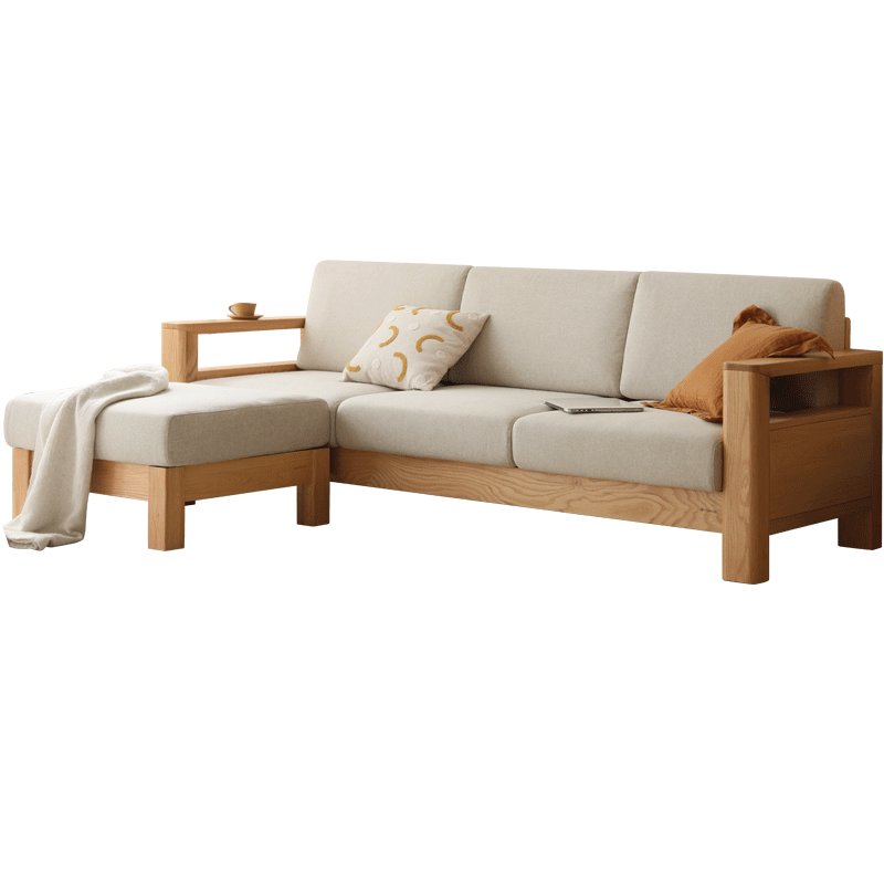 沙发源氏木语实木沙发北欧小户型橡木沙发组合现代简约新中式客厅家具