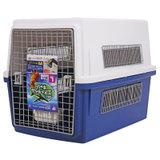 日本爱丽思IRIS 超大号标准宠物航空箱狗笼子运送笼ATC-870(蓝色)