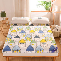 儿童卡通印花床垫软垫家用榻榻米床褥子学生宿舍单人海绵垫(浪漫小屋)