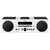 雅马哈（YAMAHA）MCR-B043 迷你音响 CD播放机音箱组合套装 蓝牙/USB/FM 桌面音响（白色）