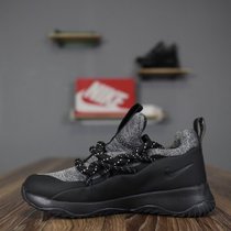 2018耐克NikeCityLoop粉紫绑带女鞵小椰子休闲运动跑步鞵登山鞵(黑灰 36)
