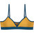 运动内衣女无钢圈背心式法式三角杯小胸文胸薄款夏季胸罩无痕(L码(75C/80A/80B) 黄色)