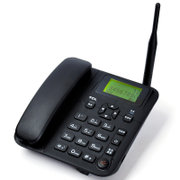 TCL GF100畅联电话机座机铁通联通座机卡移动联通手机SIM卡来电显示大音量家用办公固定插卡电话(黑色)