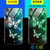 OPPOR9SPlus手机壳夜光玻璃r9splus钢化玻璃壳全包硅胶防摔保护壳/套男女款手机保护套(夜光蝶-送钢化膜)