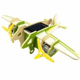 模型玩具 【若态科技】 木质拼装拼插 太阳能模型飞机猎鹰P330