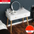 梳妆台网红ins收纳柜一体卧室经济小型北欧现代简约实木化妆桌子(3 默认)