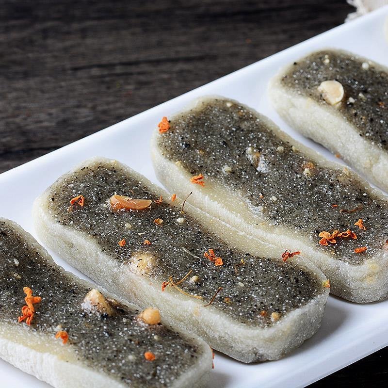 特产黑芝麻软糕糯米糕点地方特色小吃传统点心批发手工