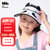 蕉下儿童防晒帽女童2022年夏季新款防紫外线遮阳帽男童卡通印花遮脸空顶帽 天际系列(唐胖达)