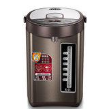 九阳（Joyoung）JYK-50P02 电热水瓶 家用不锈钢烧水壶5L保温 咖啡色