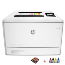 惠普 HP M452dn A4彩色激光打印机 自动双面打印 标配有线打印 代替451DW(套餐二送A4测试纸20张)