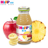 德国喜宝hipp有机婴幼儿香蕉苹果菠萝汁200ml  婴儿饮料 原装进口