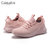 CaldiceKris（中国CK）新款飞织时尚运动情侣鞋CK-X1505(粉红色 41)