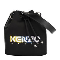 KENZO女士黑色水桶包 FA52SA401F01-99黑色 时尚百搭