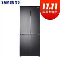 三星（SAMSUNG）RH50N5970B1 大容量 智能变频 大冷冻保鲜 风冷无霜 十字对开门冰箱(黑色 524L)