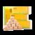 鸥露（OULU）本色纸巾（面巾纸3包，1提）(黄色 鸥露无芯卫生纸1100g2提)