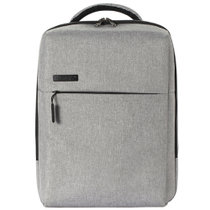 WEPLUS唯加 都市双肩包 休闲商务笔记本电脑包14英寸 男女书包双肩背包 浅灰色