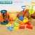 儿童沙滩玩具套装戏水沙漏铲子和桶宝宝玩沙子挖沙决明子工具男孩女孩小孩玩沙子工具(沙漏城堡桶【超大豪华：如图14件套】)