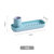 日本AKAW爱家屋创意卫生间牙刷牙膏收纳整理台面清洁用具置物架子(浅蓝色)