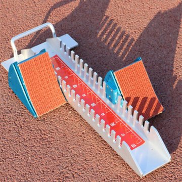 俊采云jcy74aa铝合金起跑器助跑器跑步固定专用调节田径比赛起步器 铝