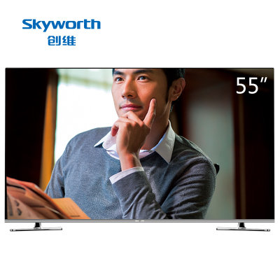 创维(Skyworth) 55G7200 55英寸 4K超高清 7.9mm纤薄 64位芯片 内置WiFi 智能网络电视