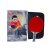 红双喜 乒乓球拍 A6002/X6002六星横拍 双面反胶精装横拍 快攻弧圈乒乓球拍单只装 送拍套