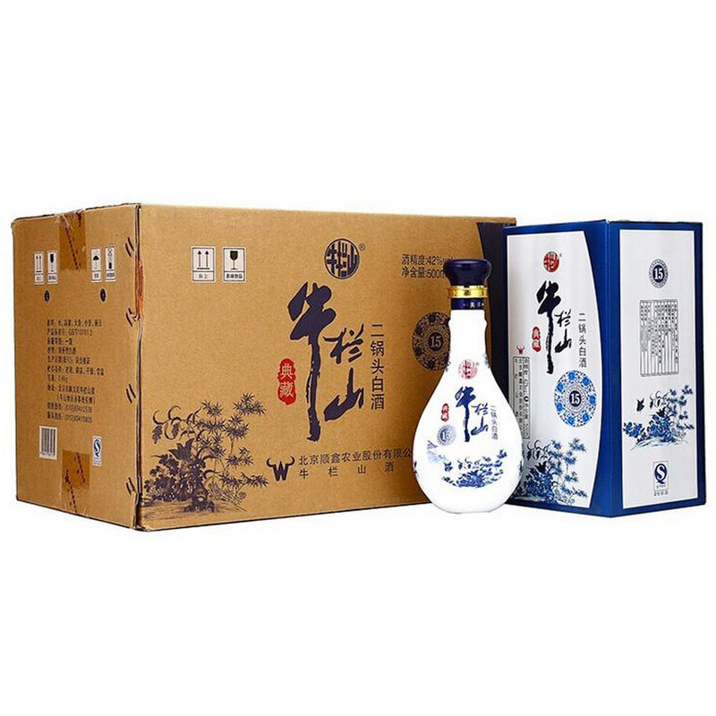 牛欄山白酒二鍋頭42度500ml6瓶白酒清香型