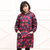 创简坊（CJIANFF） 韩版时尚简约长袖拉链女罩衣厨房做饭防水防油围裙SN2189(紫红迷彩XXL)