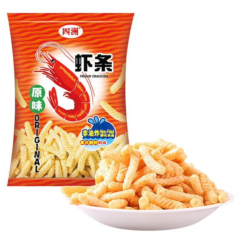四洲虾条原味110g
