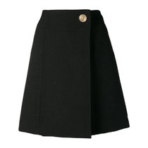 GIVENCHY女士黑色羊毛 A 形裹身裙 BW405K11DU-00140黑色 时尚百搭