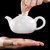 凯斯唯嘉 德化白瓷茶壶陶瓷泡茶壶手工茶器家用玉瓷功夫茶具如意壶套装 曾如意壶/ 图片