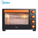 美的（Midea）电烤箱 T3-L326B 35L 机械式 多层烤位 上下独立控温 多角度反射内胆 广域温区(黑色 热销)
