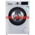 博世洗衣机 WBUL24080W 银色 9KG自动除渍高效洁净净效除菌婴幼洗筒清洁滚筒洗衣机