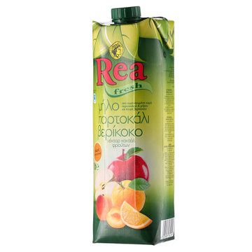 希腊进口莉亚rea什锦3种果汁饮料1l