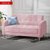 豫见美农 沙发客厅小户型北欧简约现代双人沙发卧室简易家用网红款布艺沙发(粉色)