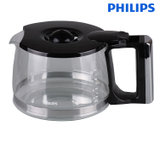 飞利浦咖啡机配件 HD7751 玻璃咖啡壶/杯 黑色 原装
