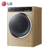 LG WD-QH450B8H 10公斤洗烘一体机全自动变频蒸汽除菌智能wifi滚筒洗衣机 丝铂金