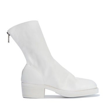 guidi白色拉链马皮中筒皮靴788zhorsefgco00t0138白时尚百搭